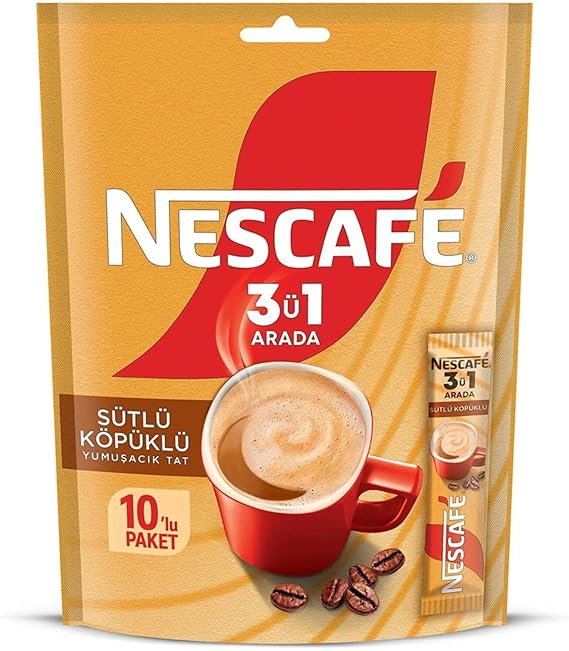 Nescafé 3 in 1 Milk Sparkling Soluble Coffee Mix in 10، 17.4 g