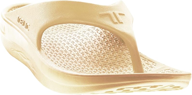 Telic Energy Flip Flop - Comfort Sandals for Men and Women, Idaho Dunes, Womens 13  Mens 12