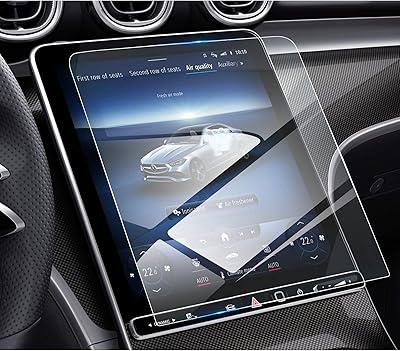 Coleya Mercedes C300 2022-2025 2026GLC300 2023-2026 Screen Protector for Mercedes 11.9Inch Touchscreen, 9H Tempered Glass 2024 2025 C-ClassGLC-ClassCLE CoupeSL Accessories HD Transparent 11.9