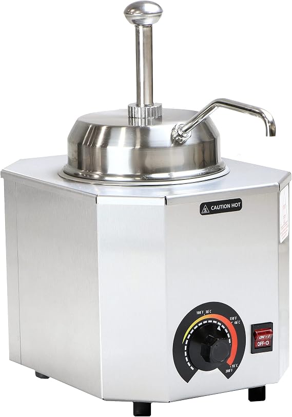 Paragon Pro-Deluxe 2028B Pump Warmer for Professional Concessionaires التي تتطلب جودة تجارية وبناء 500W تستوعب # 10 علبة ، الفولاذ المقاوم للصدأ | الفولاذ المقاوم للصدأ