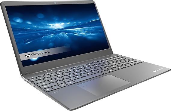دفتر البوابة 15.6 FHD Ultra Slim باللون الرمادي Intel i3-1115G4 حتى 3.1 جيجا هرتز 4 جيجا بايت DDR4 128 جيجا بايت SSD مضبوطة بواسطة THX Audio HDMI Cortana Webcam W11