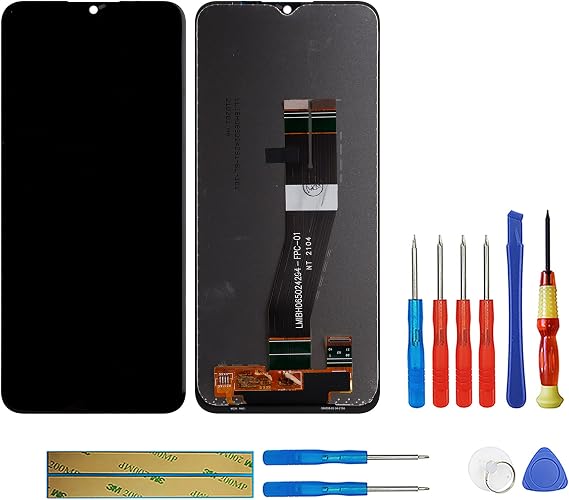 شاشة LCD جديدة متوافقة مع Samsung Galaxy A02s Full Touch Screen Digitizer (Black) Cell Phones Parts + Tools