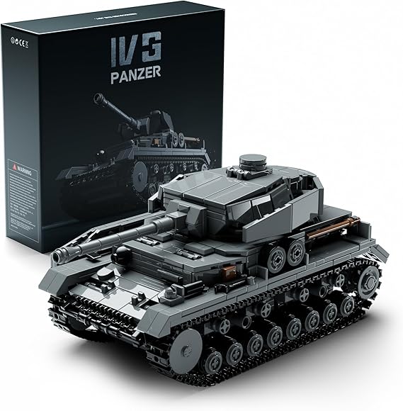 مجموعة بناء الدبابات العسكرية Nifeliz Panzer IV G للبالغين، مجموعة WW2 الألمانية القابلة للتحصيل Pz.Kpfw. IV G لعبة نموذج الجيش لبناء وعرض، هدية مثالية للجماهير العسكرية (1،006 PCS، NF10312)
