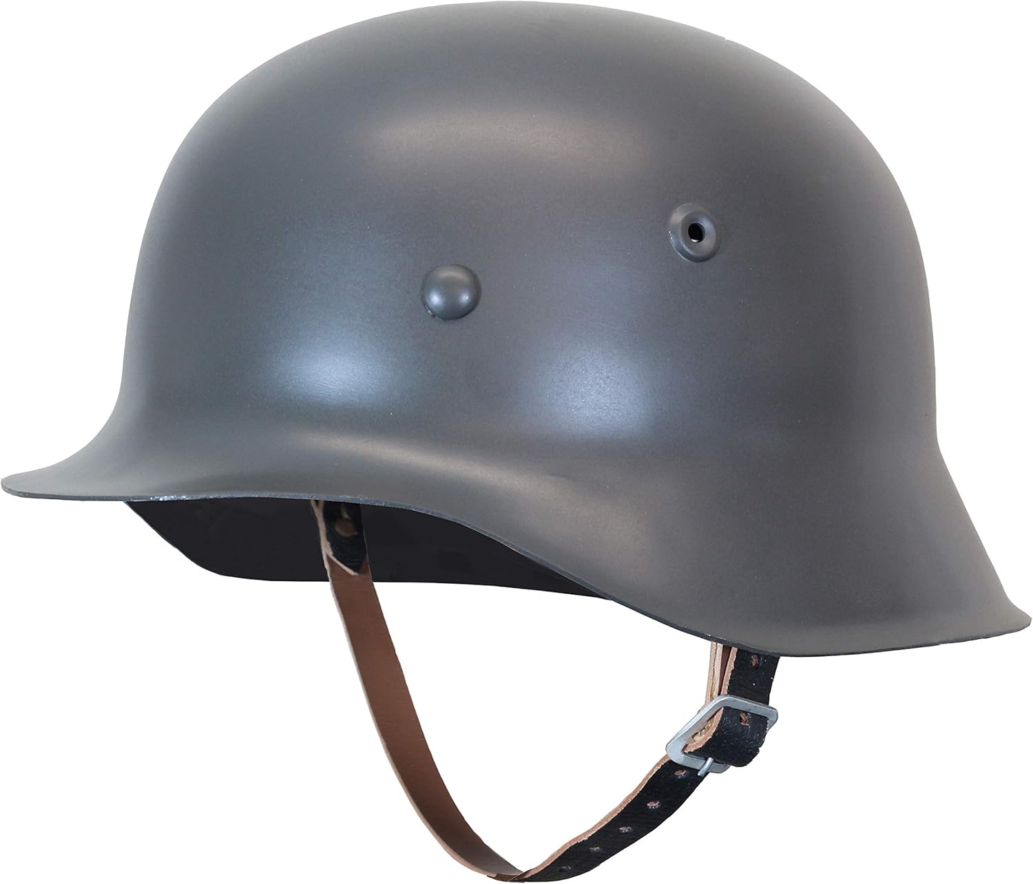 ملحمة Militaria استنساخ WW2 الجيش الألماني M42 خوذة الصلب مع بطانة جلدية وحزام الذقن