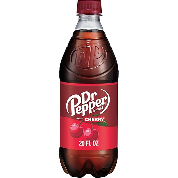 DR PEPPER Cherry، 20 Fl Oz، Black، DPSUSC800081294