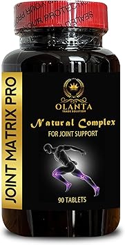 Joint Matrix PRO - مكمل دعم المفاصل الجلوكوزامين والكوندرويتين وMSM ودعم العضلات والتعافي 1 زجاجة 90 قرصًا