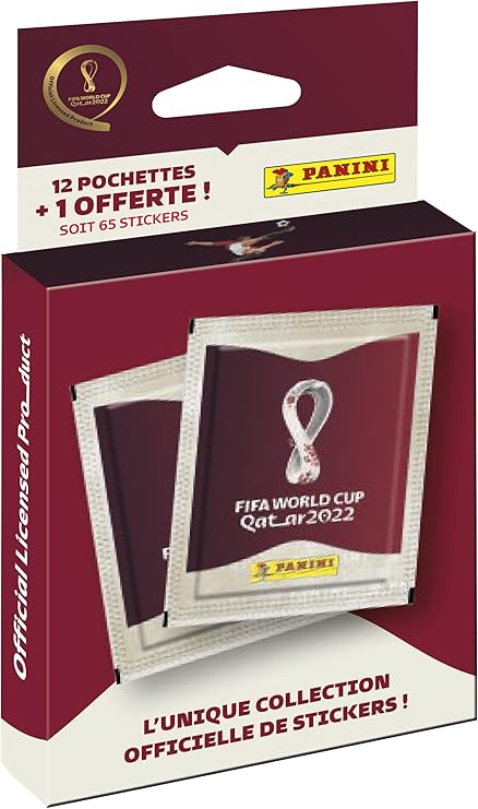 Panini FIFA World Cup Qatar 2022 Blister Pack of 12 Pockets + 1 Free 004286KBF13