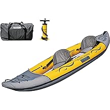 Advanced Elements - Island Voyage 2 Inflatable Kayak - Recreational Convertible Kayak - For 1 or 2 People - 11 Feet - Yellow