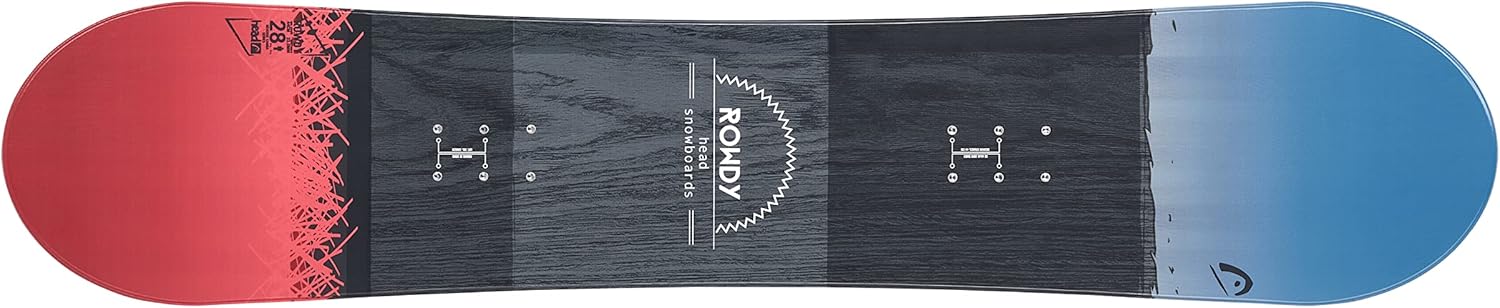 HEAD Junior Rowdy مبتدئ على مستوى جميع الجبال متوسط الوزن Classic Freeride Snowboard