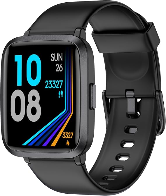 Smart Watch, Touchscreen Fitness Tracker with Heart Rate