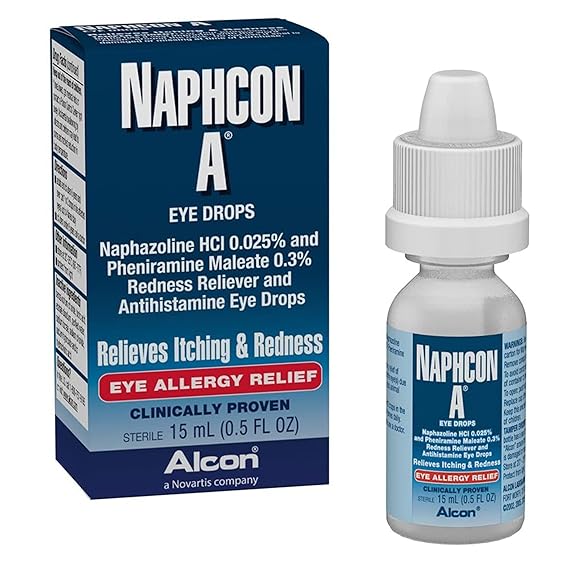 نافكون A حساسية العين الإغاثة 0.5 oz.Eye قطرات، 1 Ct