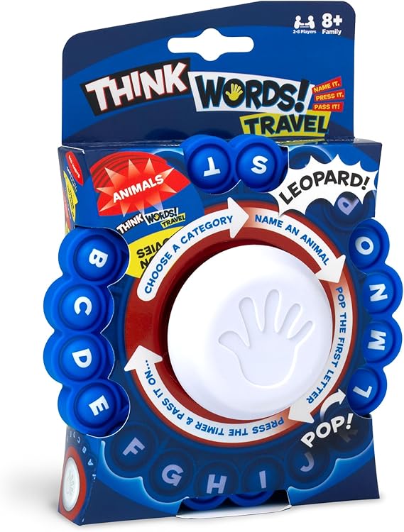 Travel Game - Choose a Category Call an Answer Press the First Letter Press the Timer and Pass It On! Family Games Travel Games For 2-8