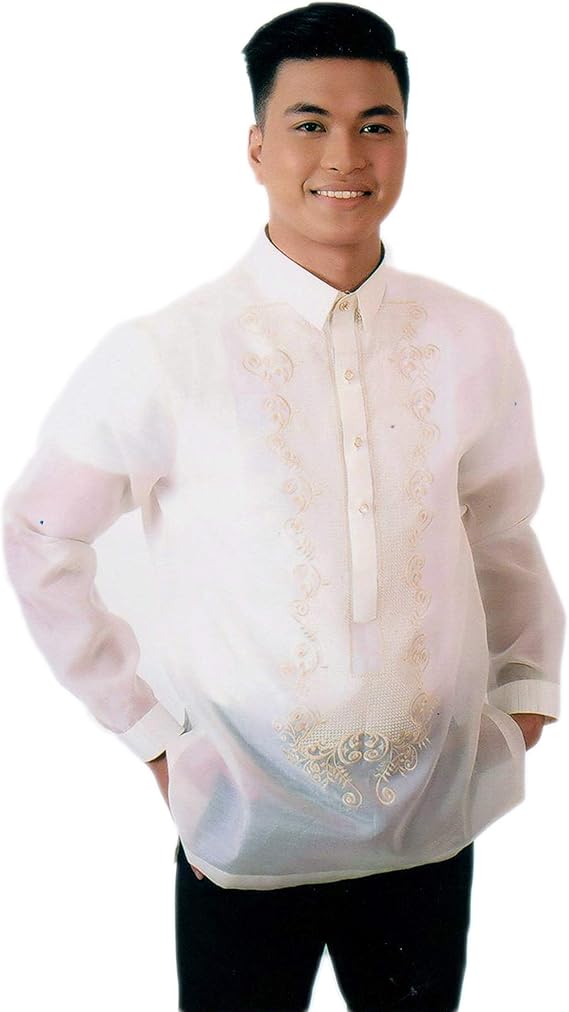 Barong Tagalog مع Camisa de Chino