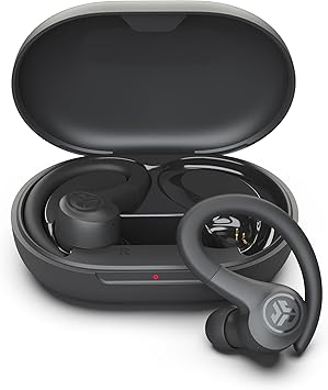 JLab, Go Sport+, True Wireless Workout Earbuds, Bluetooth Sport Earbuds, Clear Calling, Graphite
