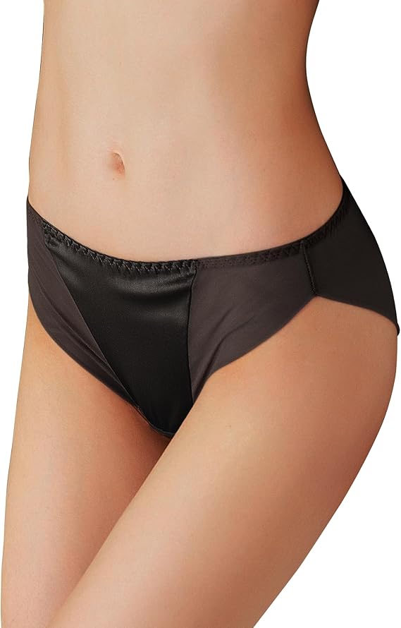 Women's Mulberry Silk Underwear, Sexy Bikini Silk Satin Panties, Ultra Breathable
