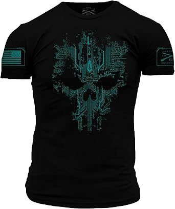 تي شيرت Grunt Style Circuit Skull للرجال