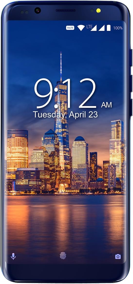NUU Mobile G3-64GB4GB RAM - 13MP5MP الكاميرا الخلفية ، 13MP Front Selfie Camera - Dual-SIM 4G LTE Unlocked Cell Phone- Blue