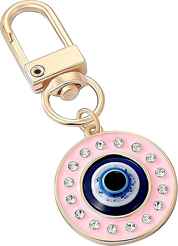 Evil Eye Keychain Amulet Good Luck Charms for Women Cute Evil Eye Charm Car Keys Holder   