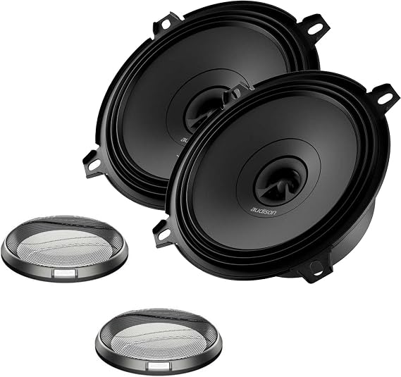 مكبرات صوت محورية ثنائية الاتجاه من سلسلة Audison APX 5 Prima مقاس 5.25 بوصة (130 مم) (زوج) مع شبكات APG 5