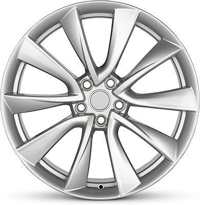 For 2017-2021 Tesla Model 3 20 Inch Painted Silver Rim - OE Direct Replacement - Road Ready Car Wheel