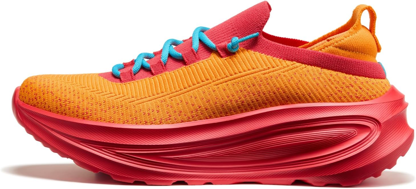 Carbon Plate Marathon Running Shoes for Men & Women, Air Cushion Lightweight Breathable Road Racing Training Sneakers