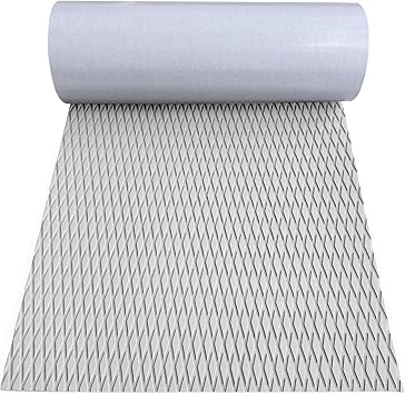 Hjdeck Boat Flooring EVA Foam Boat Decking Marine Carpet Non-Slip Decking Sheet ذاتية اللصق الأرضيات البحرية لقارب الصيد Kayak Yacht RV حمام السباحة عربة الغولف 94.5 "x23.6" / 16.1 "/ 11.8"