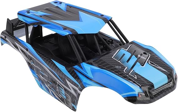 1/18 Scale Lightweight RC Car Body Cover Accessory for Racing Fun, Stylish Design for Car Enthusiasts (Blue)
