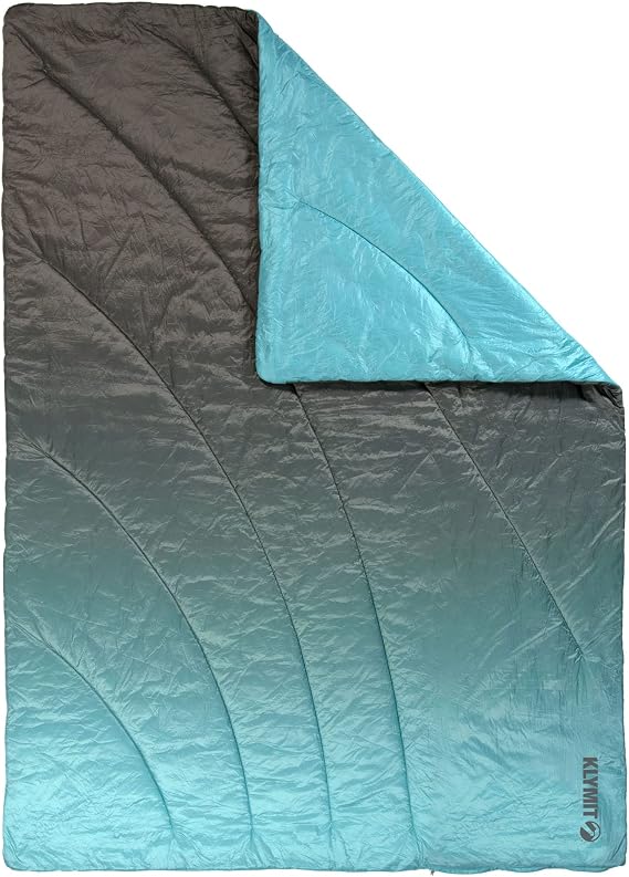 Klymit Horizon Packable Camping Blanket and Comforter، Blue / Black