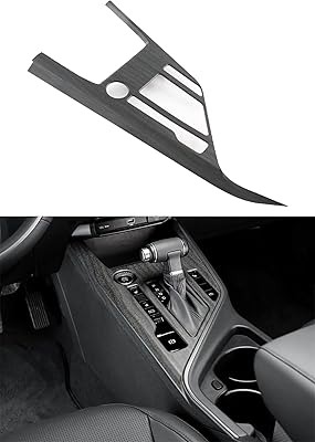 Kadore for Kia NIRO 2023-2025 Accessories Interior Straight-Line Gear Shifter Panel Protective Cover Trim Carbon Fiber Style (Left Hand Drive) 1PC