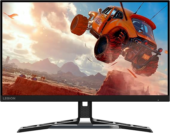 Lenovo Legion R27qe Gaming Monitor, 27 QHD Display, 180Hz, 0.5ms Response, AMD FreeSync, HDR400, Lift/Tilt/Pivot/Swivel Stand, HDMI 2.1 and DisplayPort 1.4, 450 nits, Black