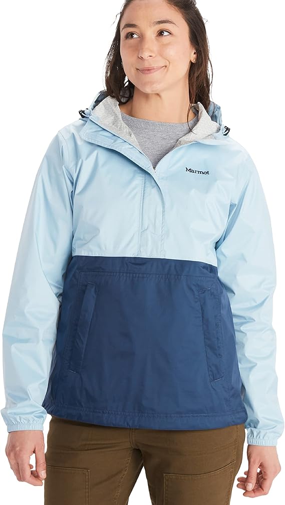 جاكيت المطر Anorak المقاوم للماء من MARMOT - تنفس ، خفيف الوزن ، قابل للطي غطاء قابل للطي