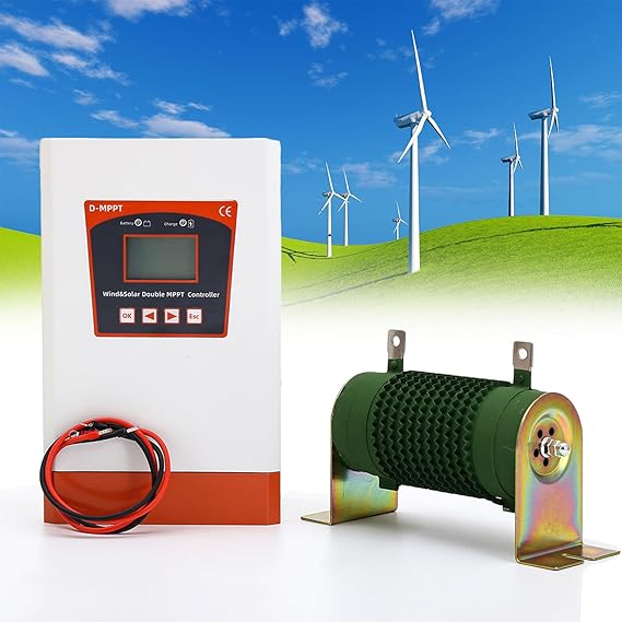 12000W خارج الشبكة مع مفرغ الهجين الرياح الشمسية المراقب المالي، السيارات 12/24 V 24/48 V المزدوج MPPT تهمة دفعة، ماكس 8000 W الرياح التوربينات مولد 4000 W لوحة للطاقة الشمسية، الرئيسية ضوء الشارع المراقب المالي،12 V/24 V السيارات