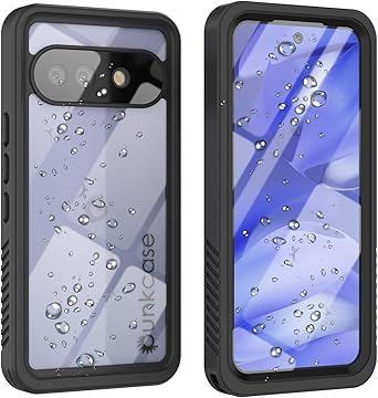Punkcase for Pixel 9a Waterproof Case [Extreme Series] [Slim Fit] [IP68 Certified] [Shockresistant] [Dirtproof] [Snowproof] Armor Cover for Google Pixel 9a (6.3") (2025) [Black]