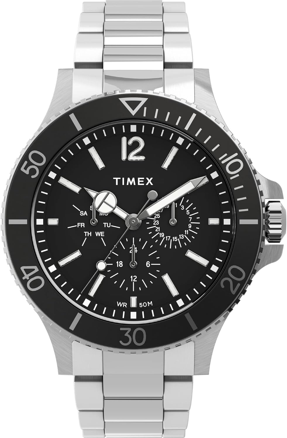 Timex Men & # 39؛ s Harborside Multifunction 43mm TW2U13100VQ ساعة كوارتز