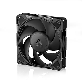 ARCTIC P12 Pro - Powerful Premium Fan, 120 mm PWM Fan, 600-3000 RPM, 0 RPM <5% PWM, Fluid Dynamic Bearing, 4-Pin - Black