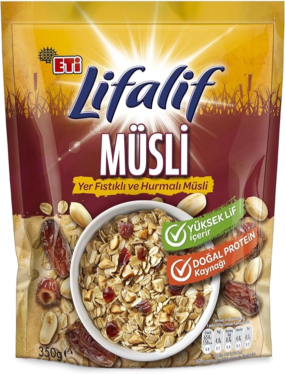 Eti ليفاليف الفول السوداني والتاريخ موسلي 350 g