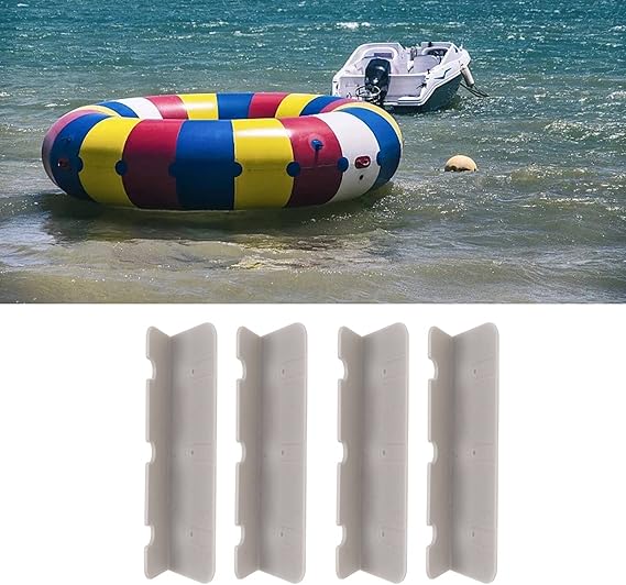 Boat Seat Hooks, 4 Pieces PVC Inflatable Boat Seat Hook Clip Holder for Inflatable Boat, Raft, Yacht, Kayak, Rowing Boat Accessories