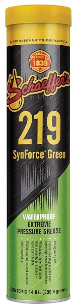 شركة شيفر للتصنيع. 02192-029S SynForce Green Extreme Pressure Waterproof Grease NLGI # 2، 14 oz.