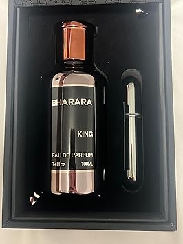 عطور للرجال Bharara King Eau De Parfum 3.4 أونصة و1 رذاذ عطر سفر فارغ الخيار الأفضل