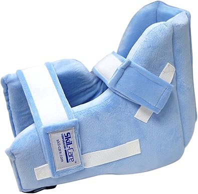 Skil-Care Heel Float II Boot, Heel Protectors for Bed Sore Care, Foot Drop Positioning Boot with Extended Height, Microfiber Lining, 3 Sizes, 503134, 503135, 503136