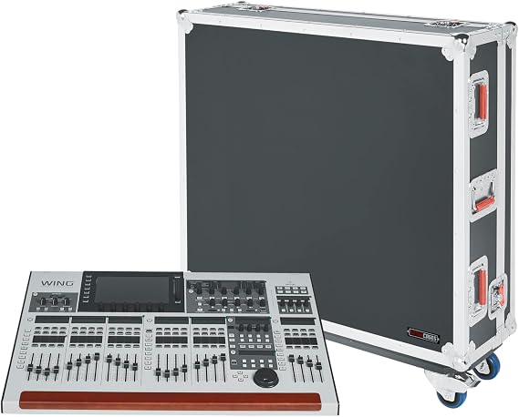 حافظة خلاط خشب Gator GTOURWING ATA لجناح Behringer مع بيت الكلب