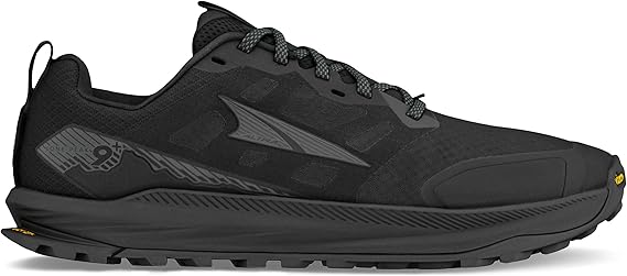 حذاء الجري العريض Altra للرجال Lone Peak 9+ Trail Sneaker أسود - أسود 45