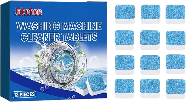 غسالة الأنظف، غسالة الأنظف Descaler 12 Pack، عميق نظيفة و Descaling ل HE الجبهة و أعلى لوادر غسالة - أقراص عالية الكفاءة لغسيل جديد، نظيفة