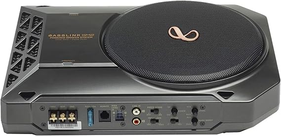 Infinity Basslink SM2- مدعوم ، 8 مضخم صوت مع جهاز تحكم عن بعد