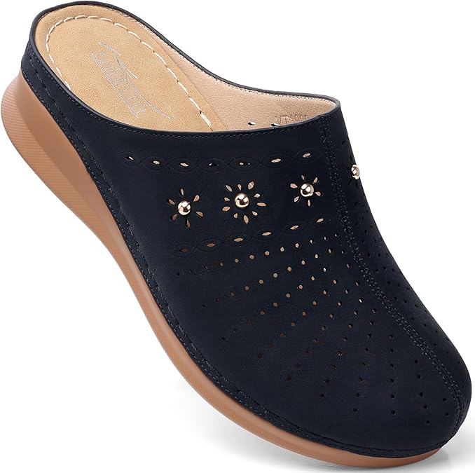 SHIBEVER Clogs for Women Mules Slip-On: Clog Toe Clog - Comfort Women Mule