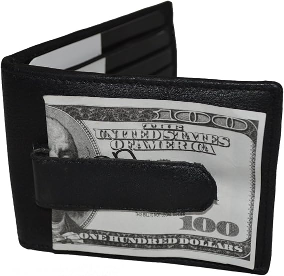 محفظة LB LEATHERBOSS Bifold مع مقطع أموال خارجي