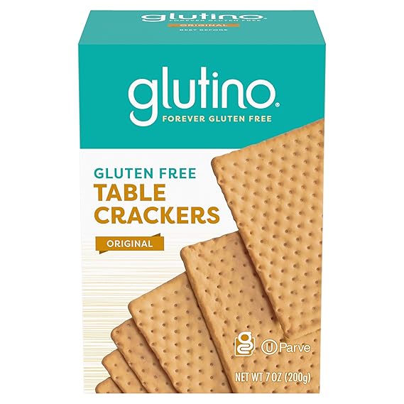 كسارات طاولة خالية من الغلوتين ، مربعات متميزة ، أصلي ، 7 أونصة
