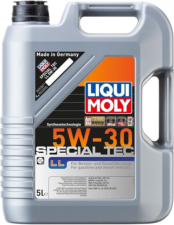 Liqui Moly 2249 Leichtlauf Special LL 5W-30 Motor Oil - 5 Liter