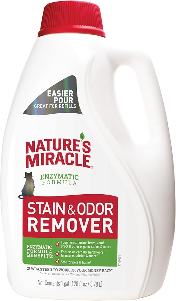 Nature's Miracle Stain and Odor Remover Cat, Odor Control Formula, Pour
