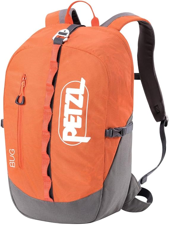 حقيبة ظهر PETZL BUG - حقيبة ظهر لتسلق متعدد الملعب ليوم واحد - أحمر / برتقالي - 18 لتر